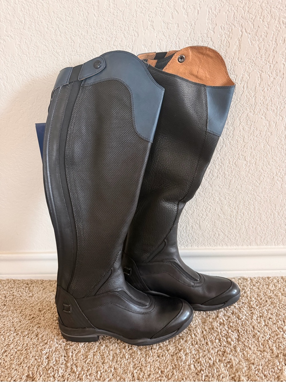 Ariat Black V Sport Zip Tall Riding Boots